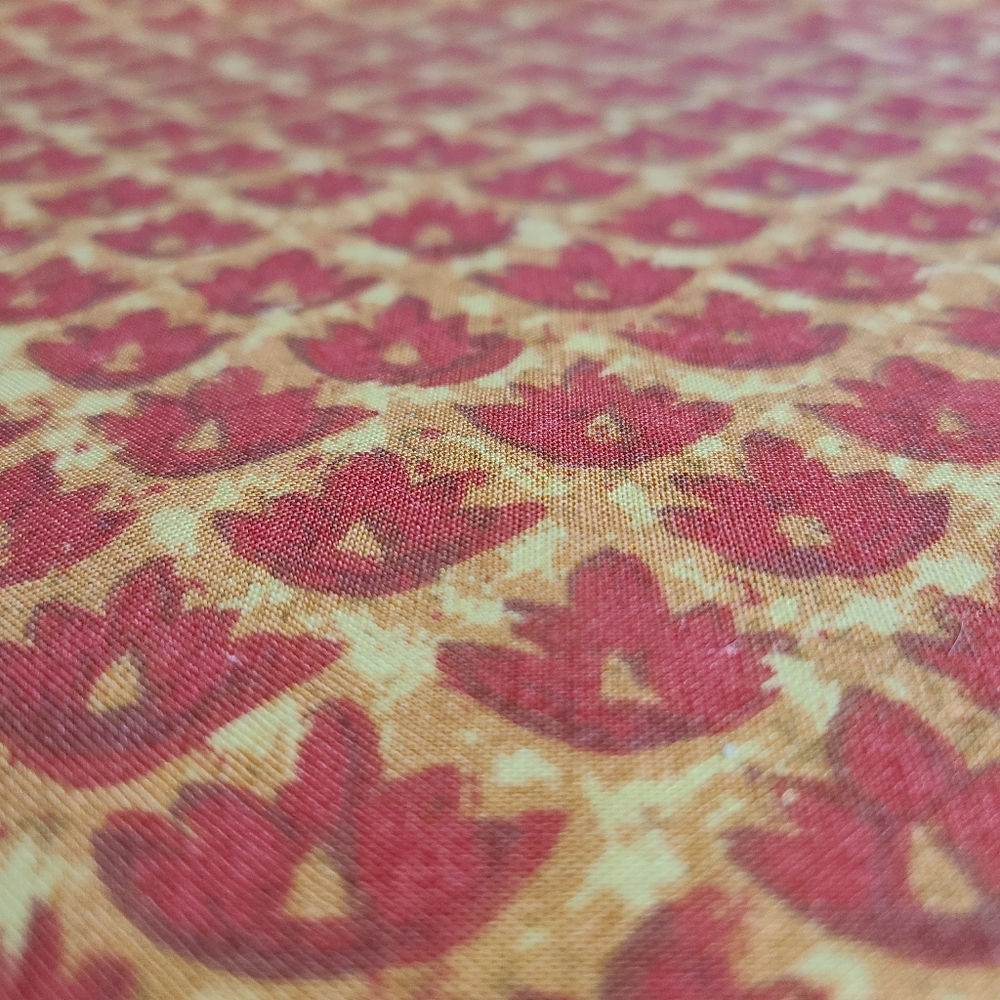 1994 "Sultan Shell" Natasha Hubshman Palm & Pomegranates Craft Quilt Sew Fabric